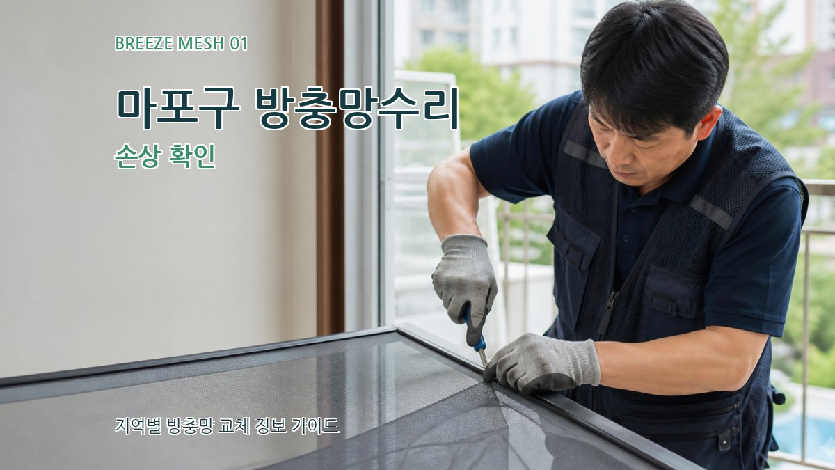 마포구 방충망수리