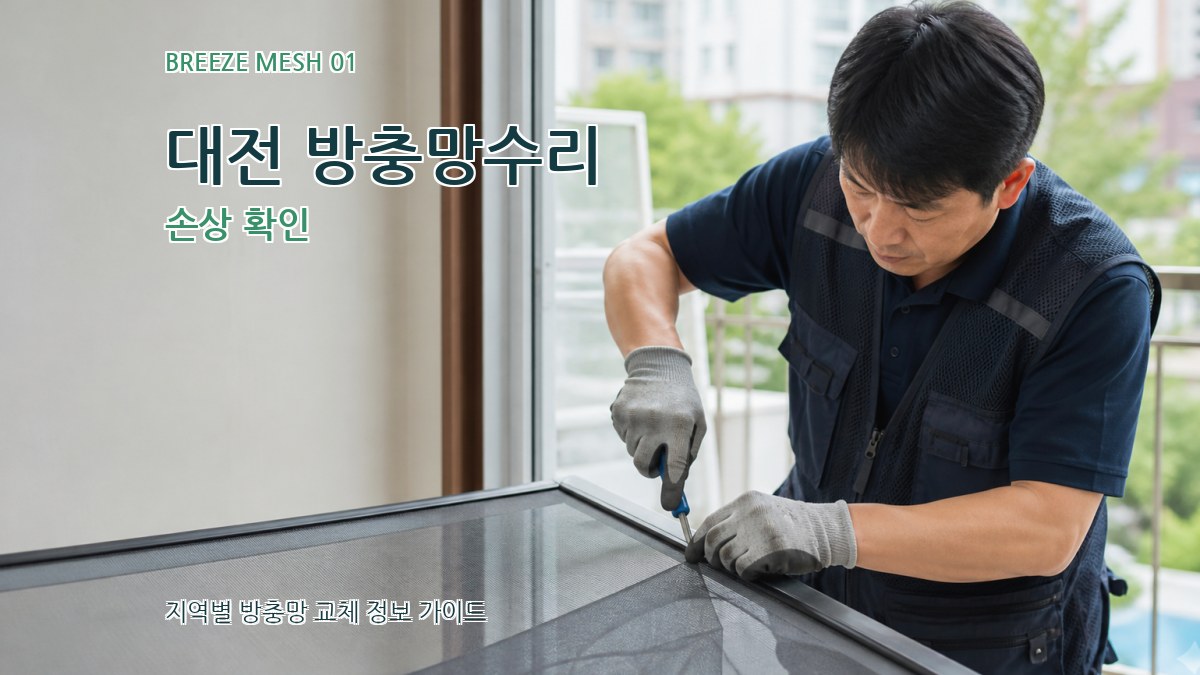 대전 방충망수리