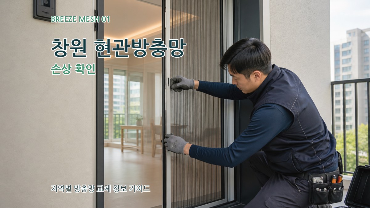 창원 현관방충망