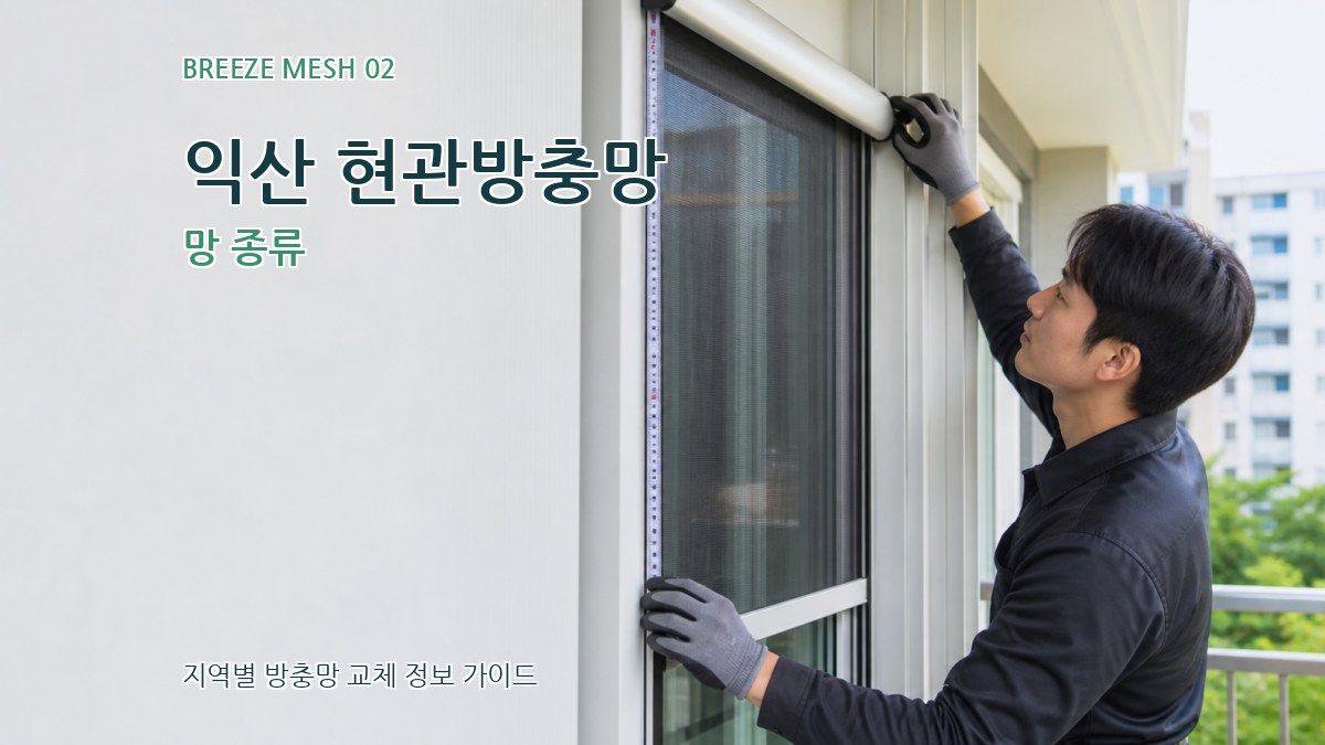 익산 현관방충망 망 종류