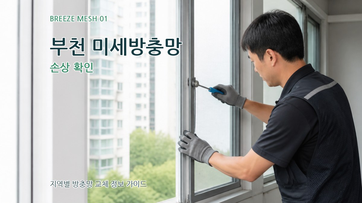 부천 미세방충망