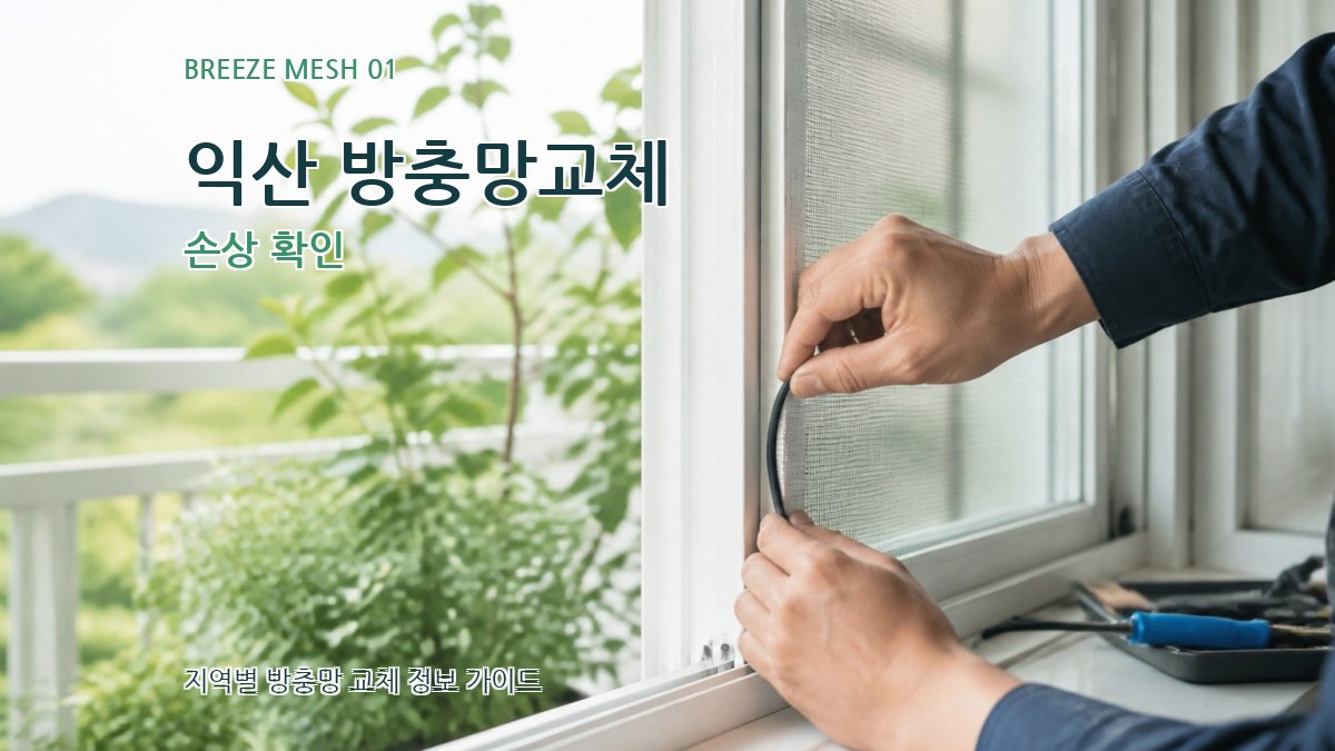 익산 방충망교체