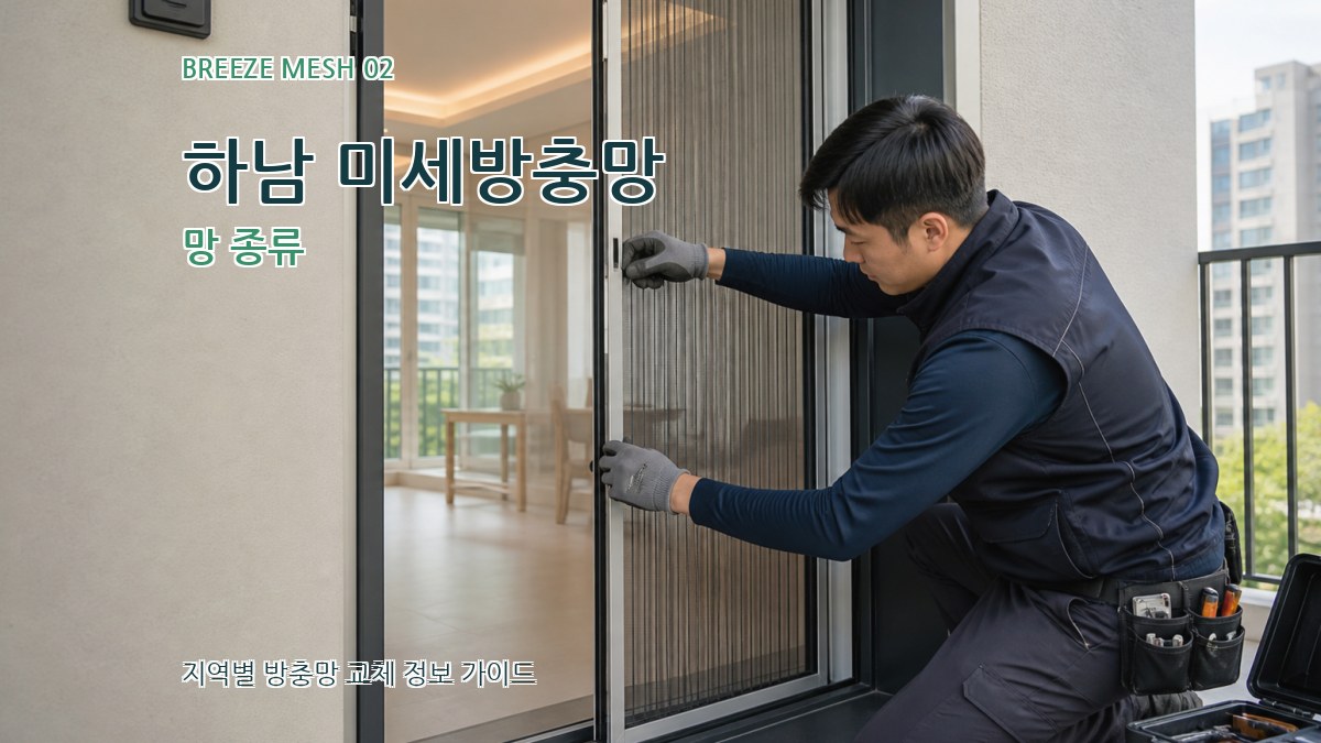 하남 미세방충망 망 종류