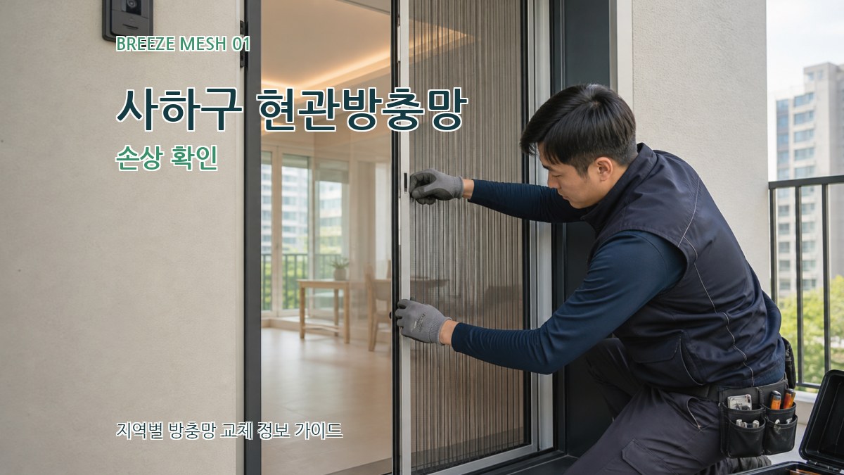 사하구 현관방충망