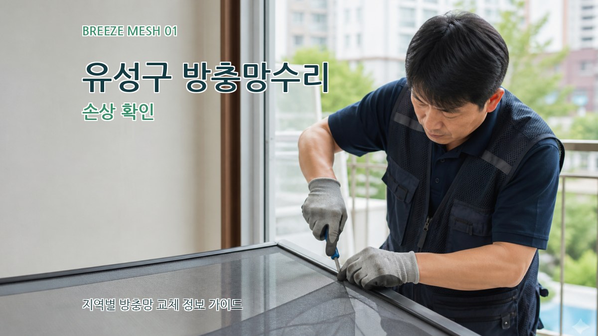 유성구 방충망수리