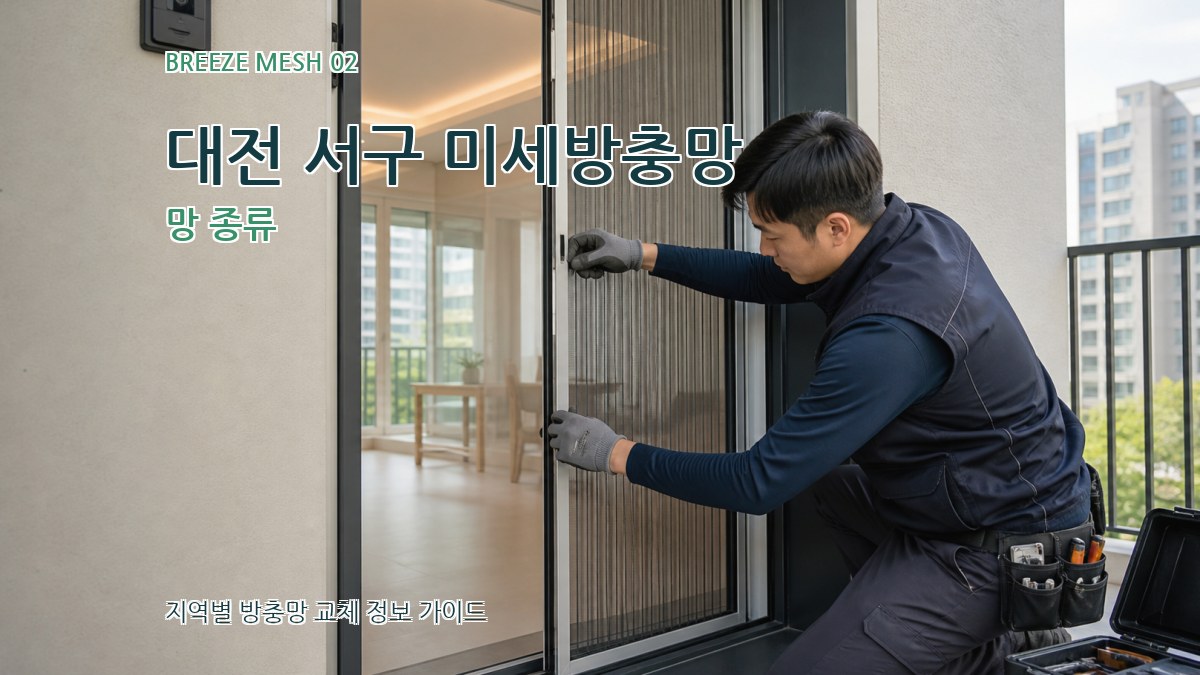 대전 서구 미세방충망 망 종류