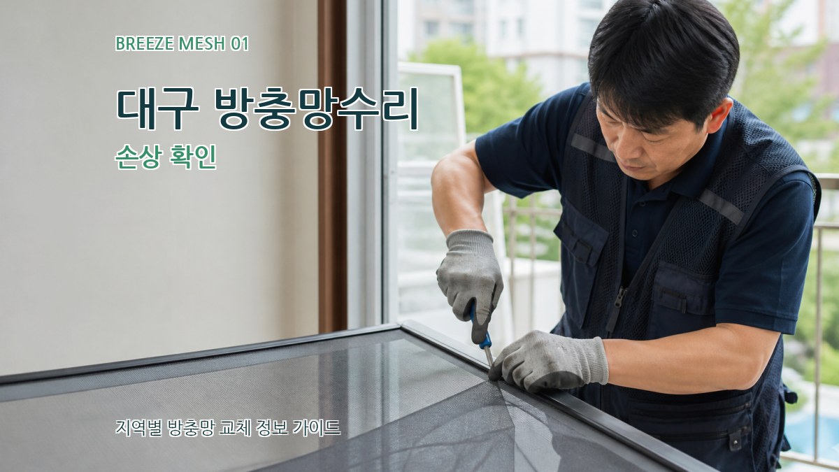 대구 방충망수리