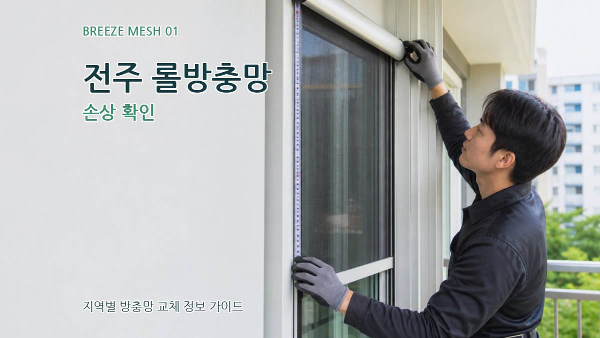 전주 롤방충망