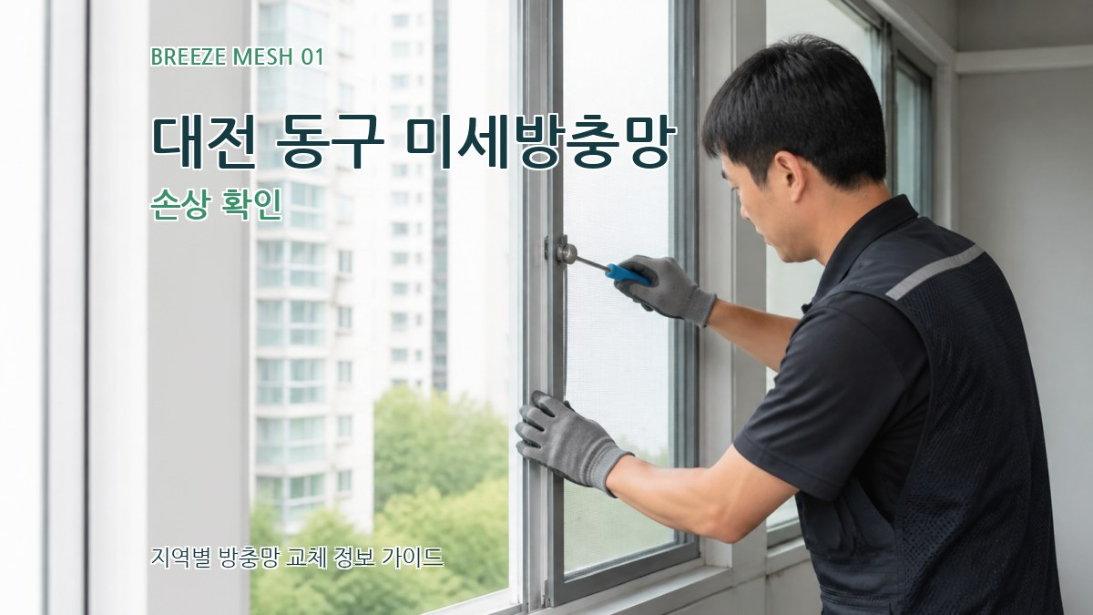 대전 동구 미세방충망