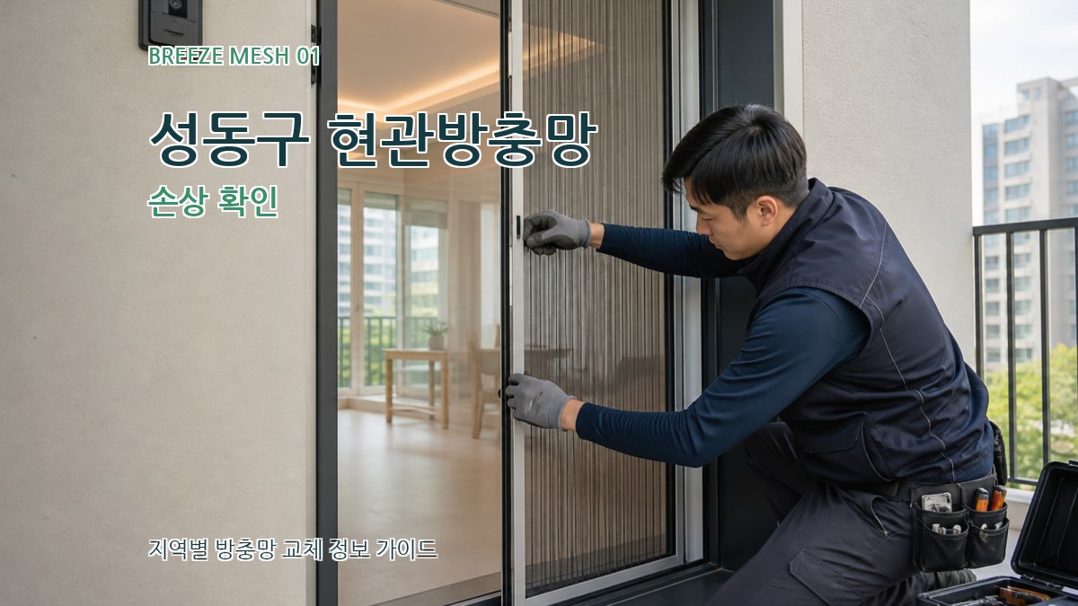 성동구 현관방충망