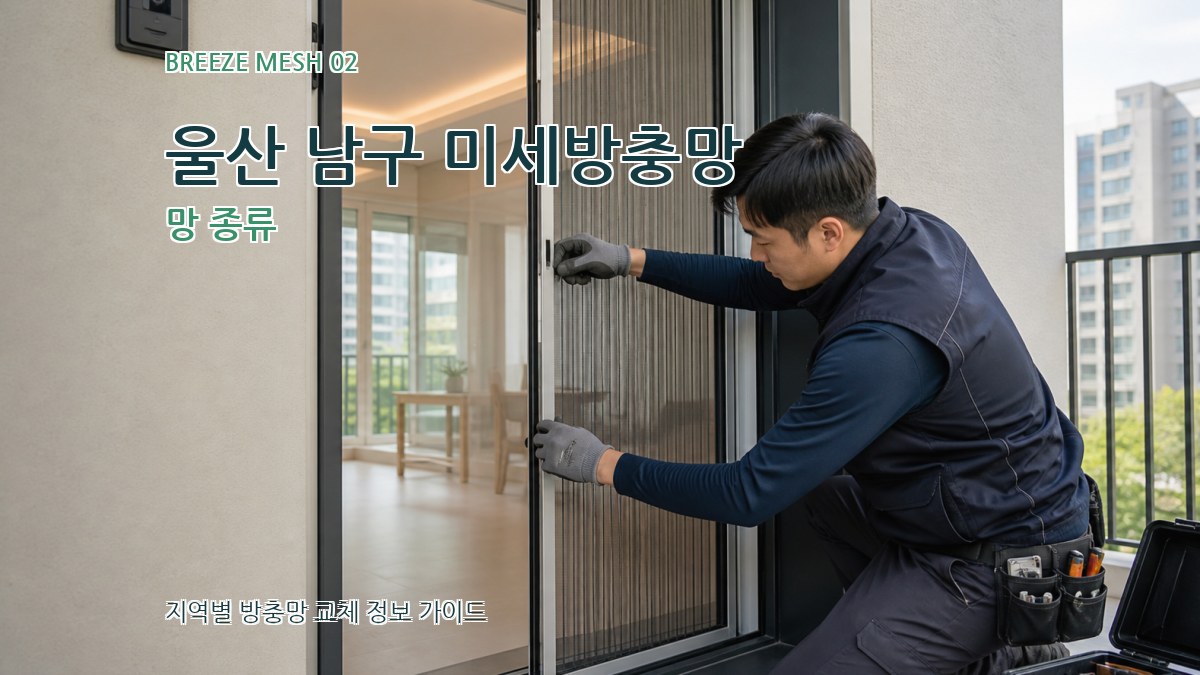 울산 남구 미세방충망 망 종류