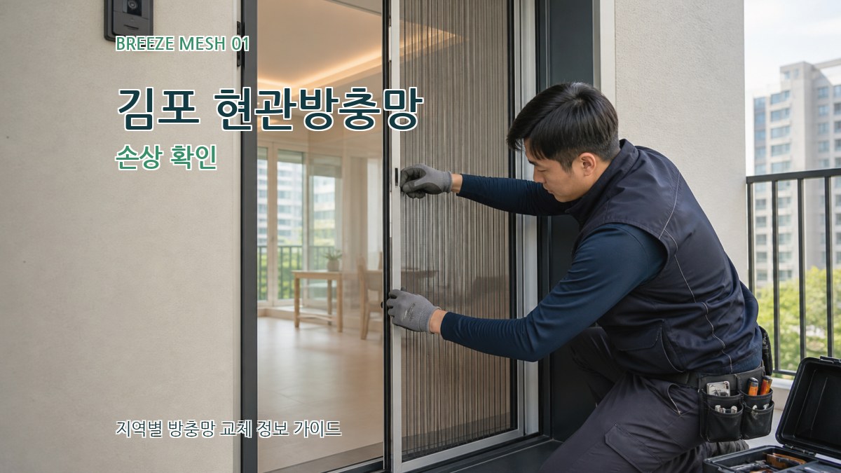 김포 현관방충망
