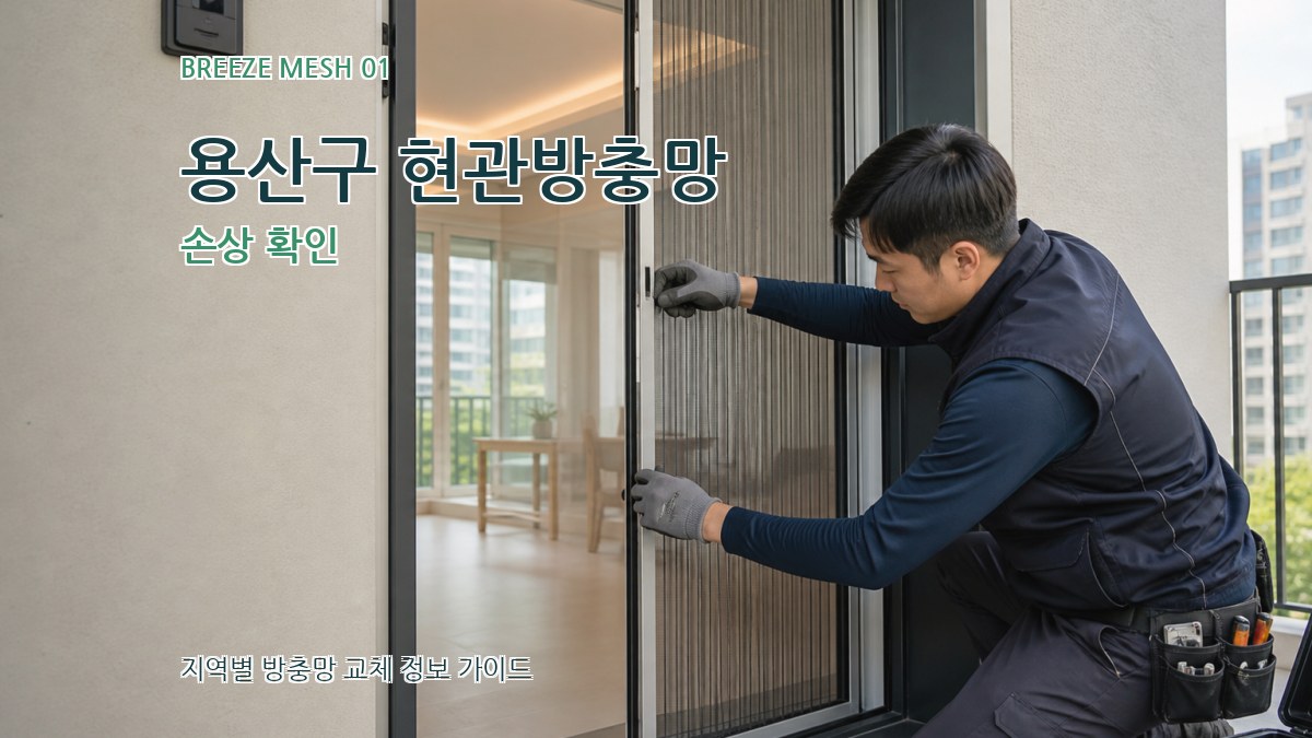 용산구 현관방충망