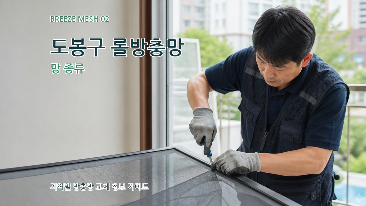도봉구 롤방충망 망 종류