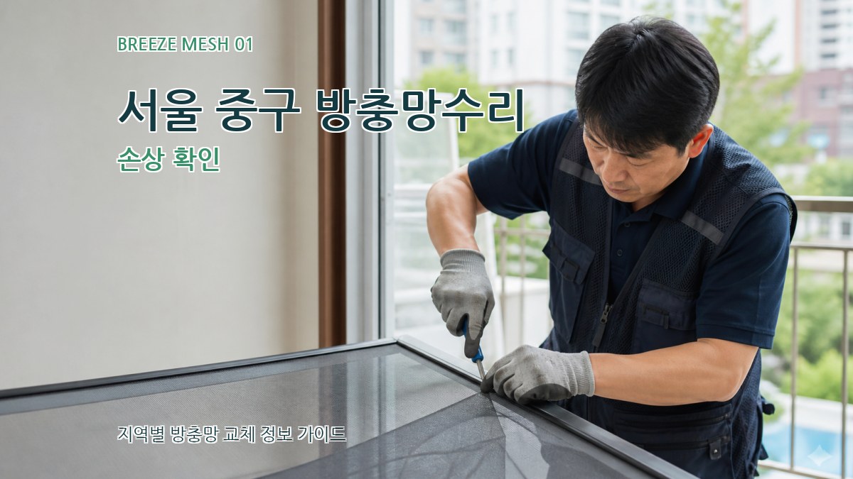 서울 중구 방충망수리