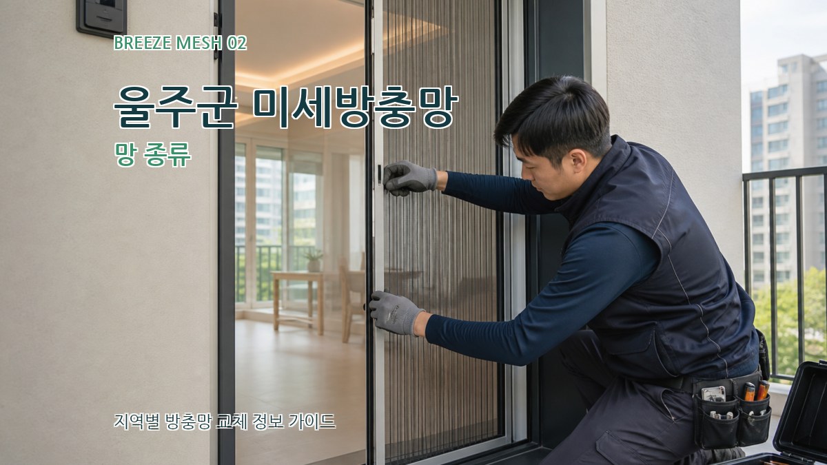 울주군 미세방충망 망 종류