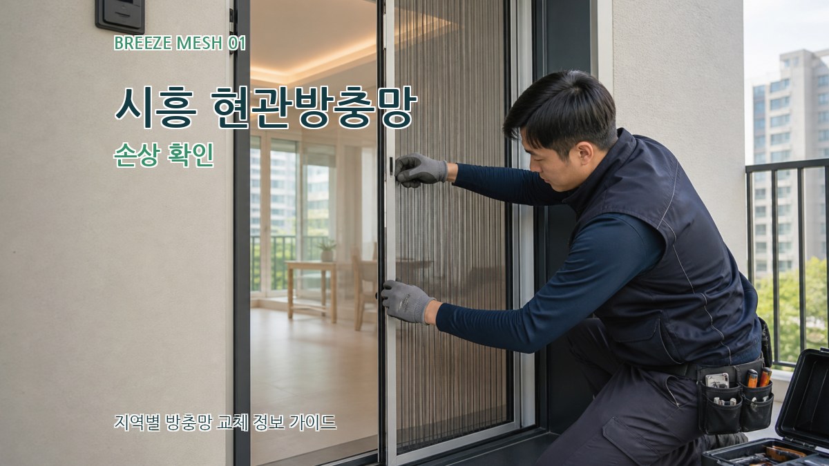 시흥 현관방충망