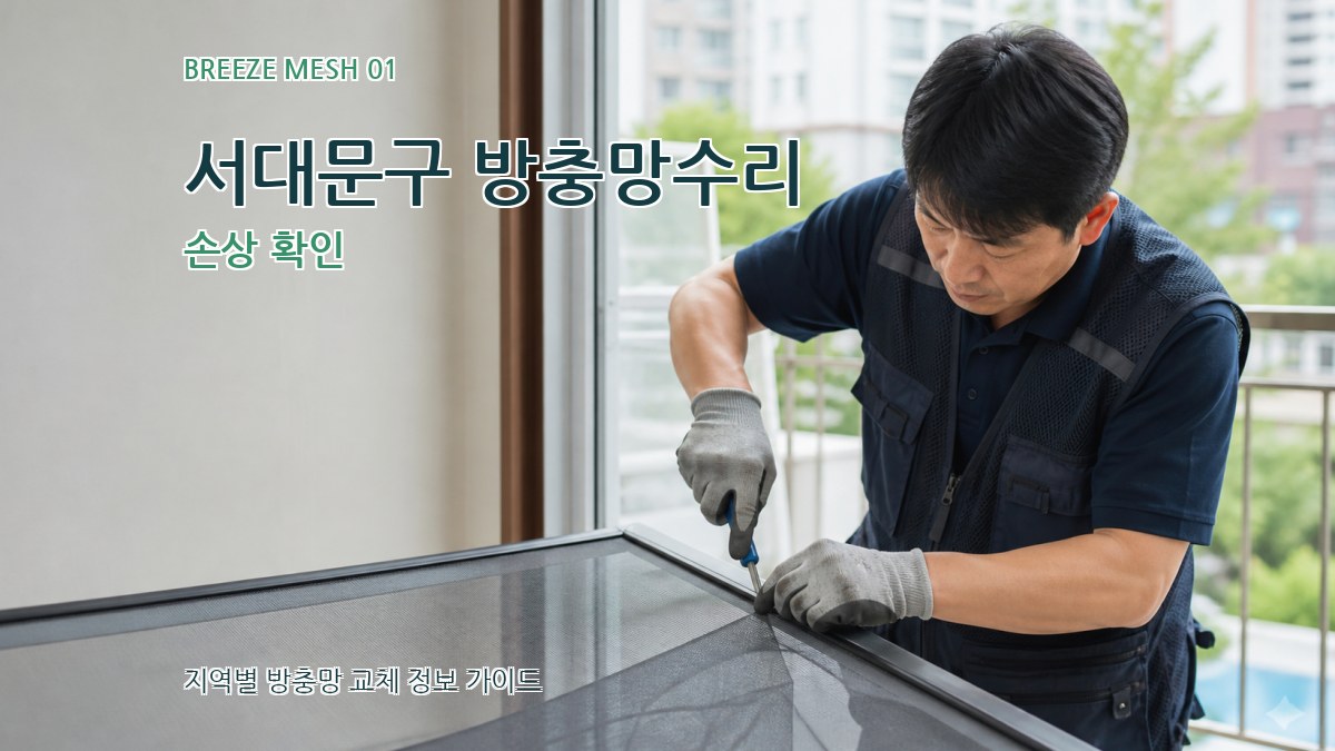 서대문구 방충망수리
