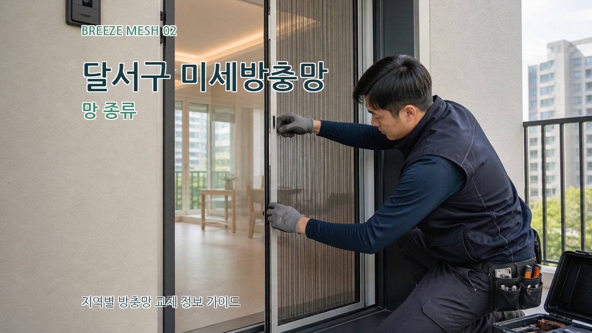 달서구 미세방충망 망 종류