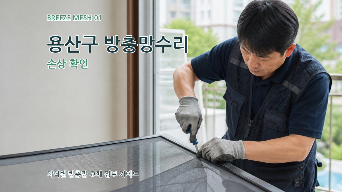용산구 방충망수리