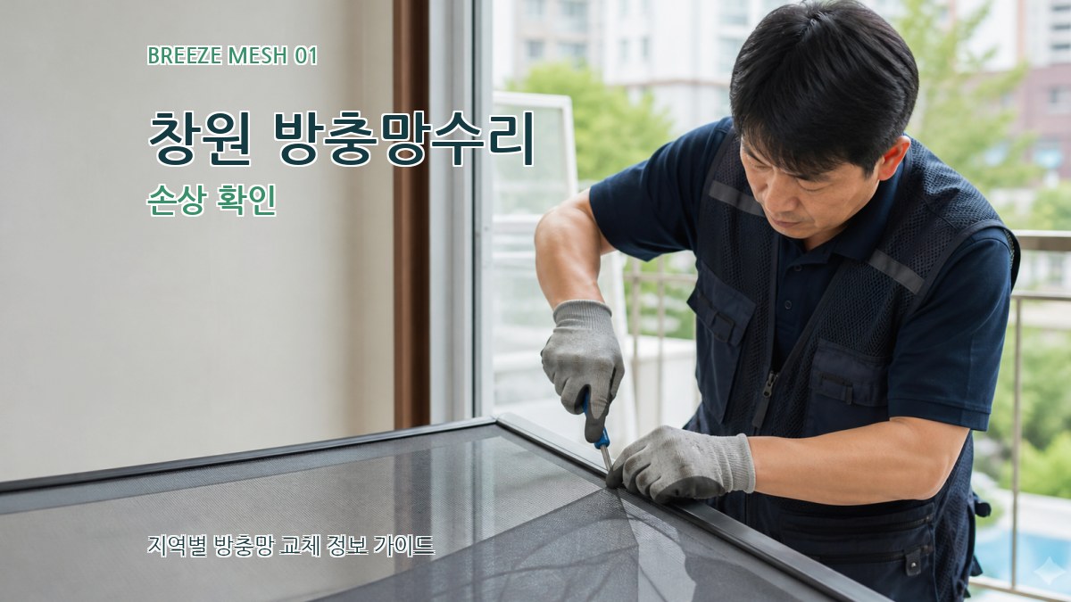 창원 방충망수리