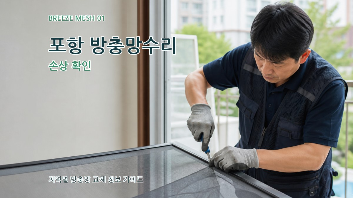 포항 방충망수리