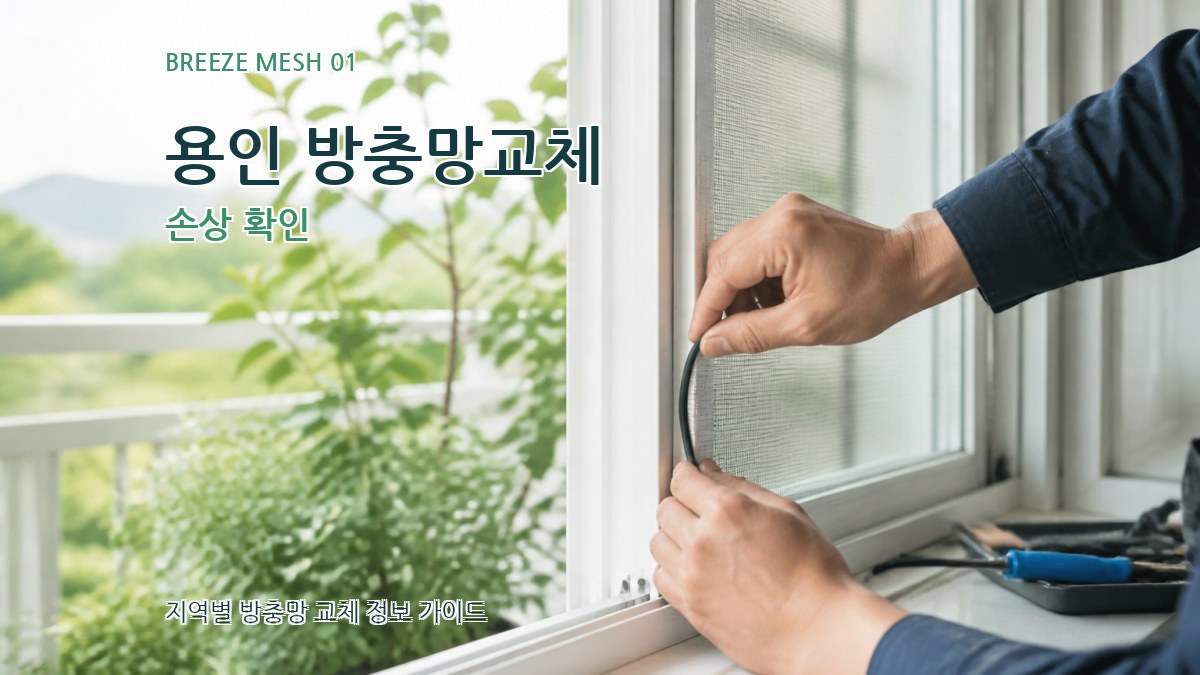 용인 방충망교체