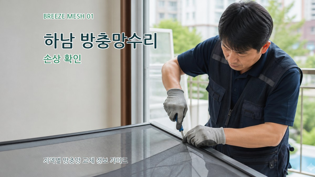 하남 방충망수리
