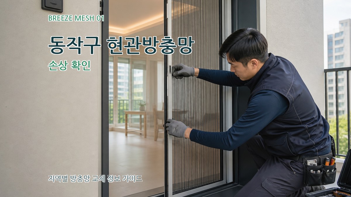 동작구 현관방충망