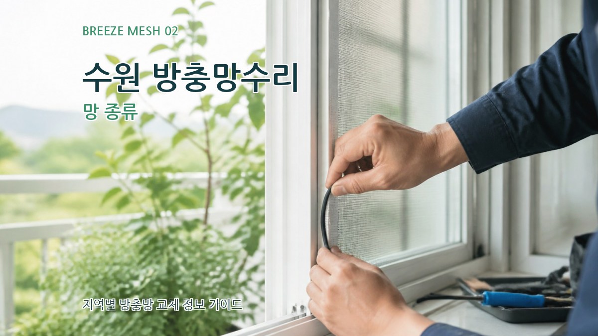 수원 방충망수리 망 종류