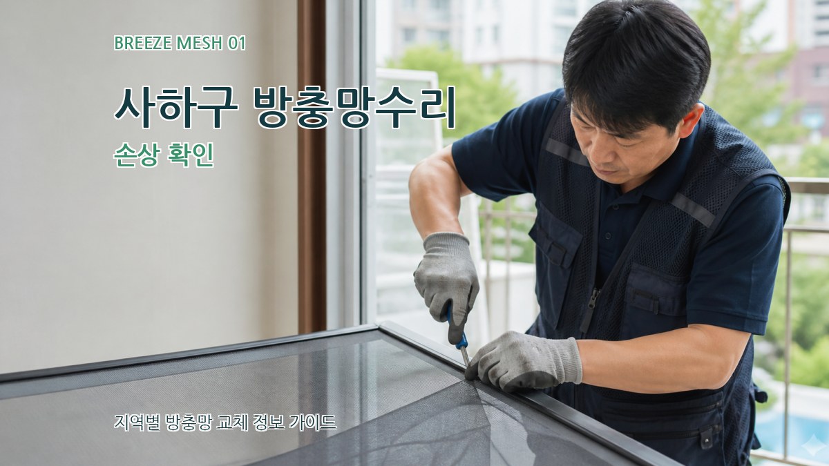 사하구 방충망수리