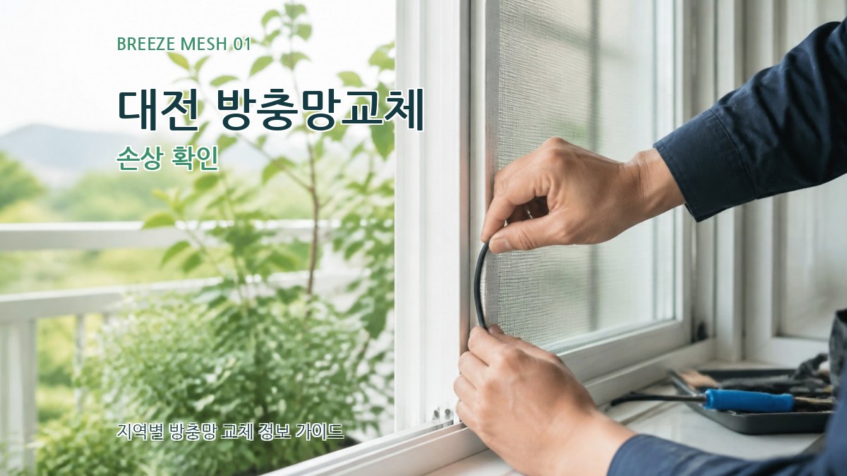 대전 방충망교체