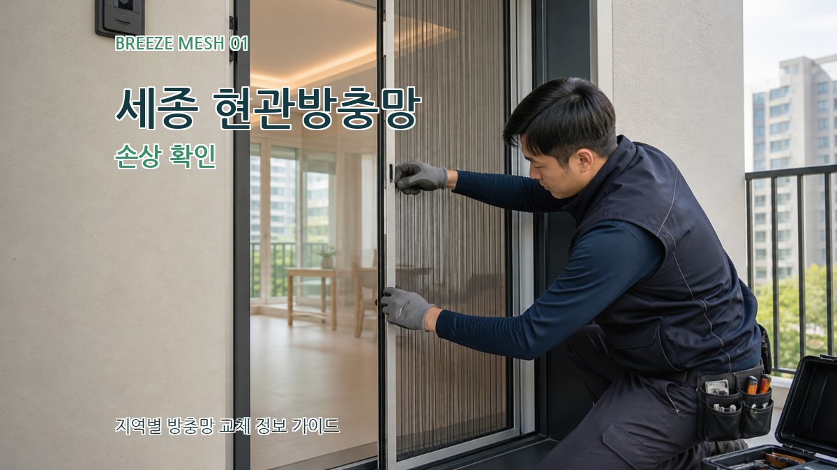 세종 현관방충망
