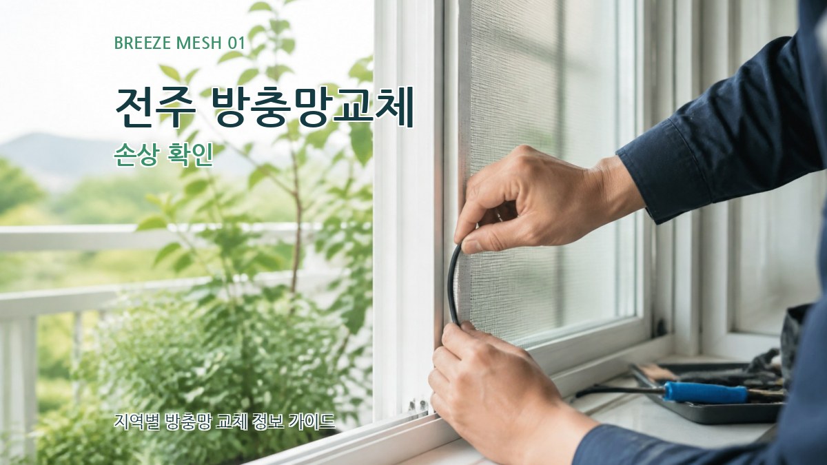 전주 방충망교체
