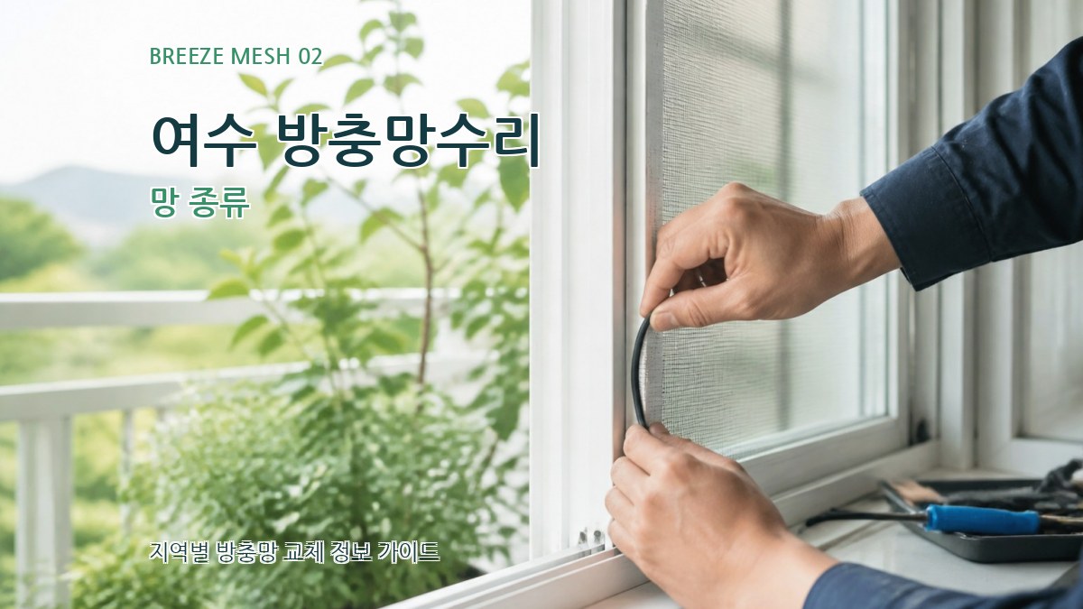 여수 방충망수리 망 종류