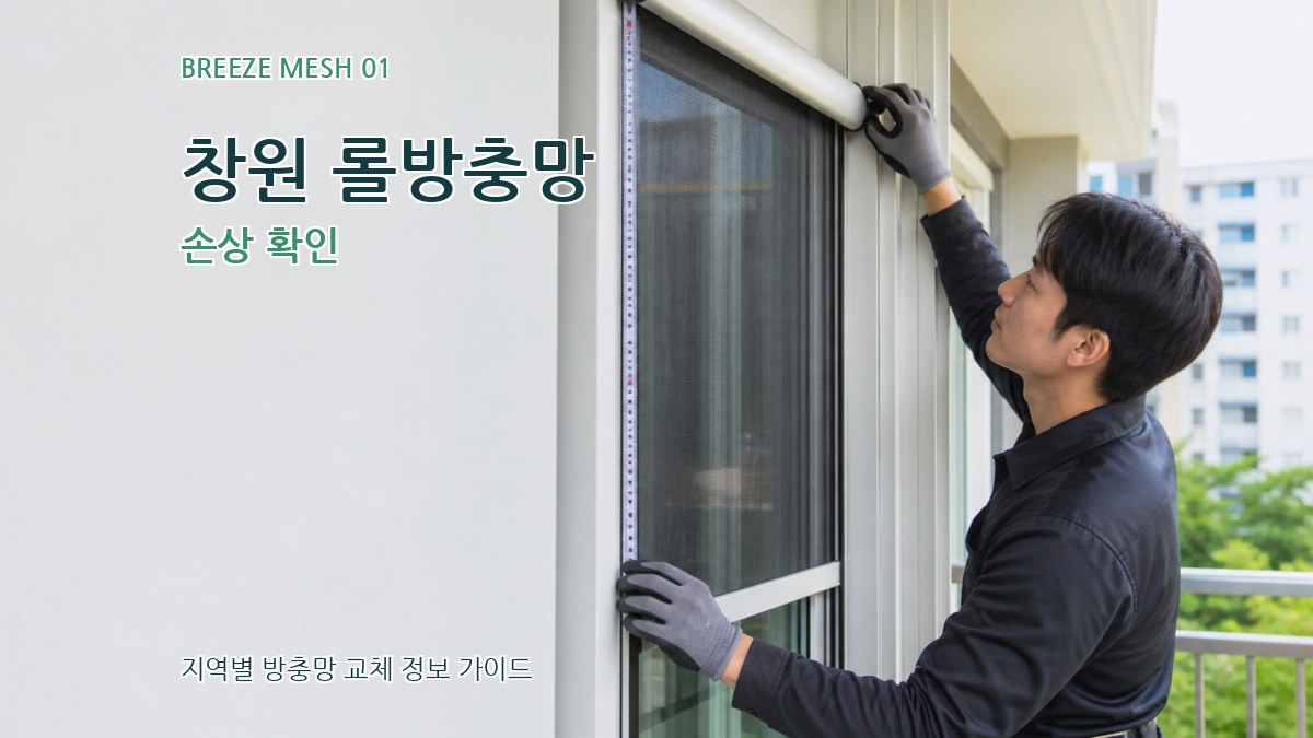창원 롤방충망