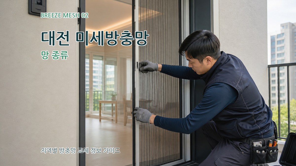 대전 미세방충망 망 종류