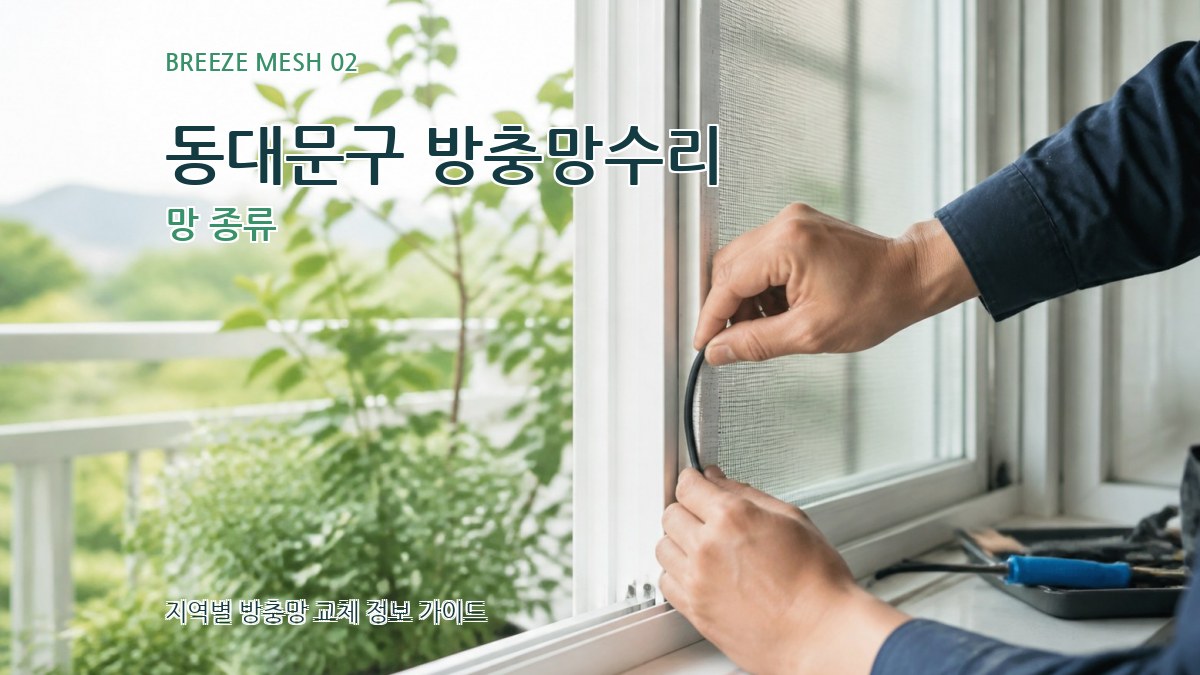 동대문구 방충망수리 망 종류