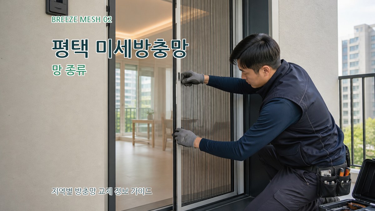 평택 미세방충망 망 종류