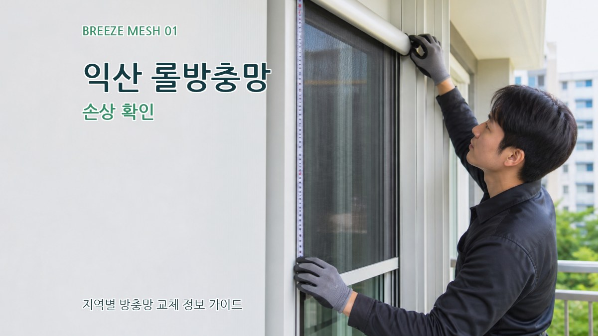 익산 롤방충망