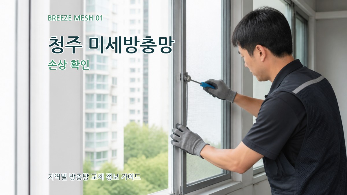 청주 미세방충망