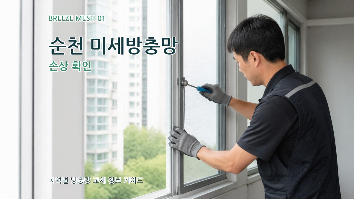 순천 미세방충망