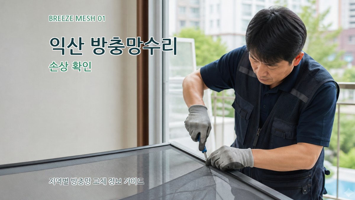 익산 방충망수리