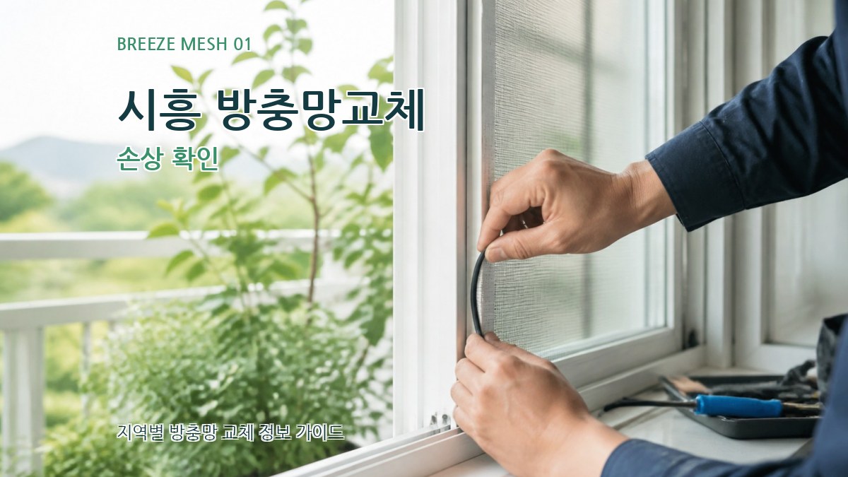 시흥 방충망교체