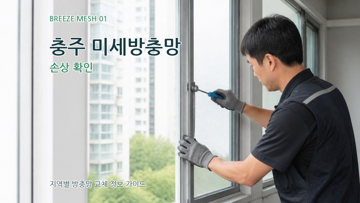 충주 미세방충망
