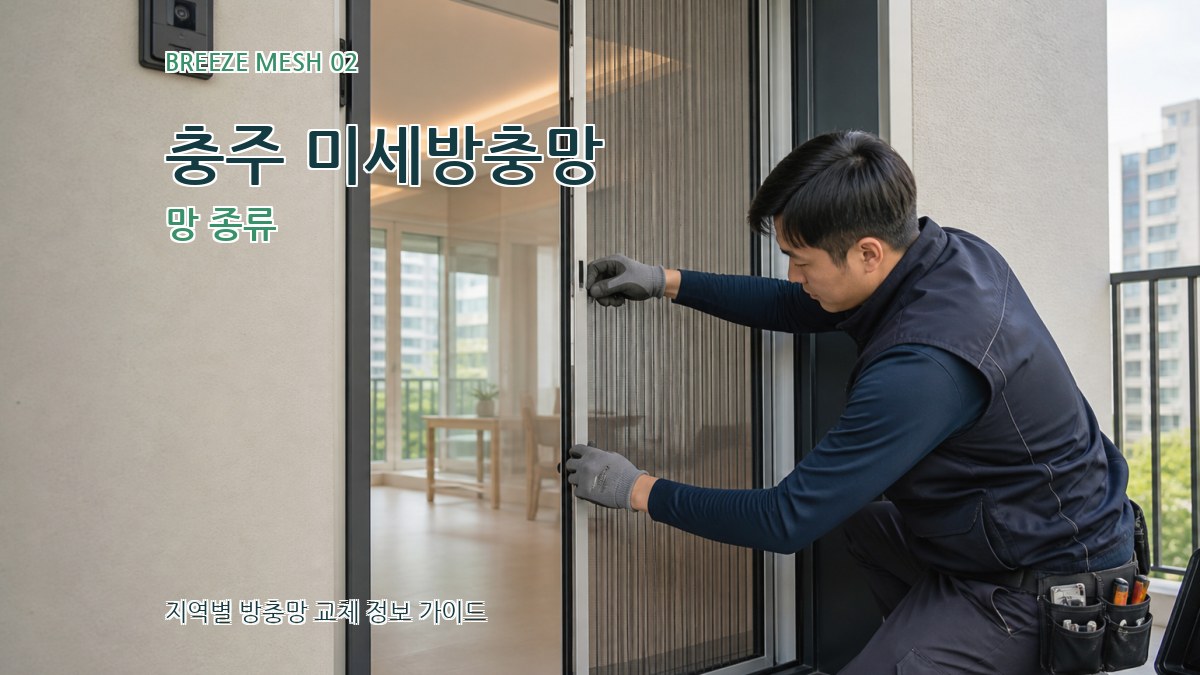 충주 미세방충망 망 종류