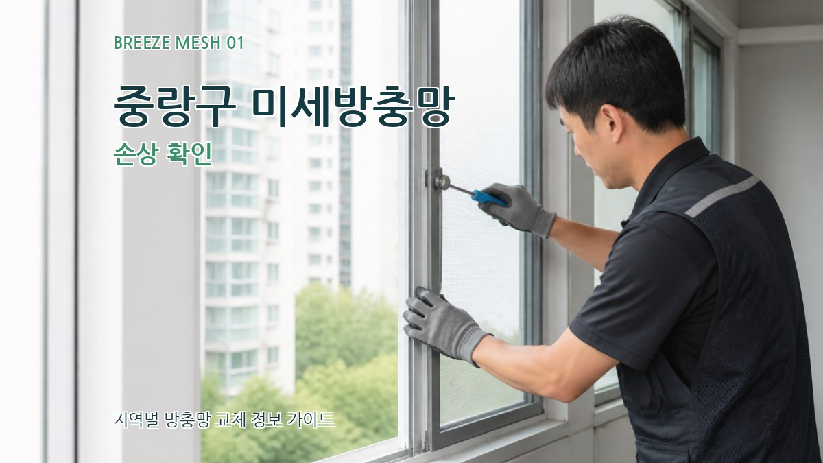 중랑구 미세방충망