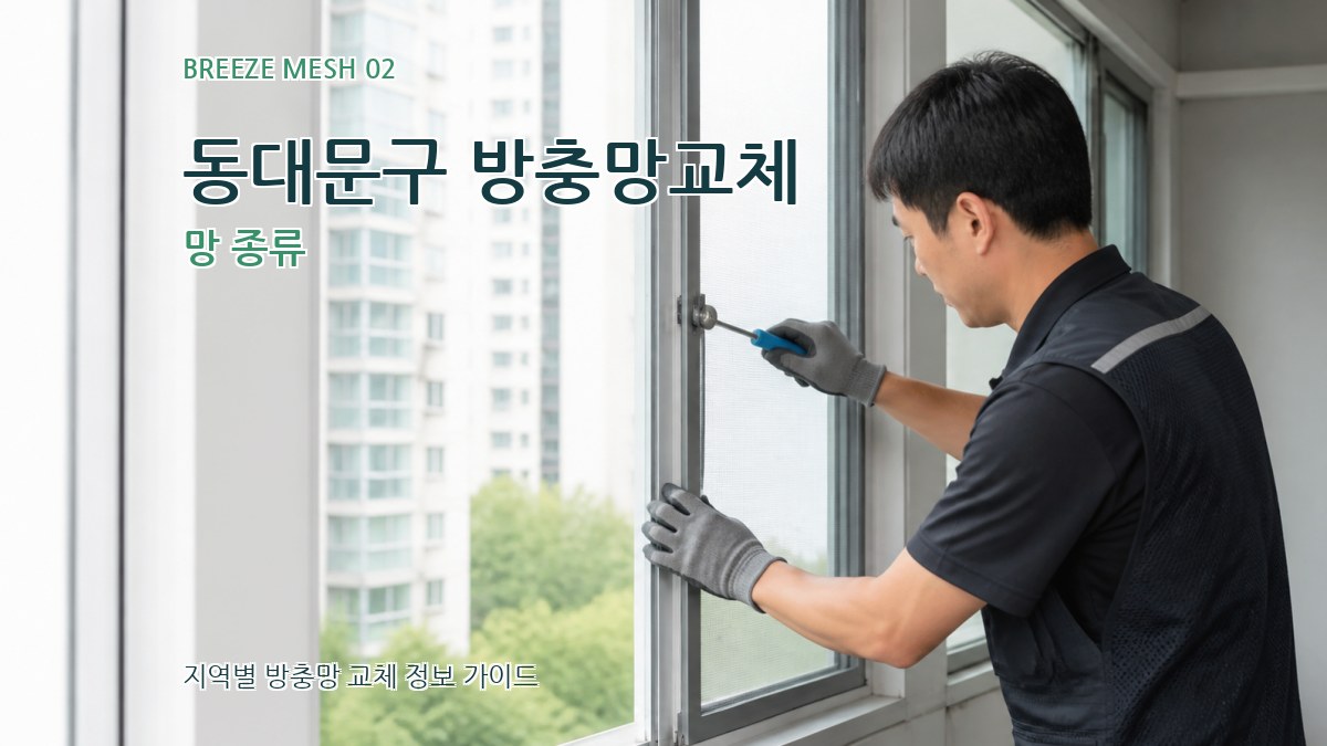 동대문구 방충망교체 망 종류