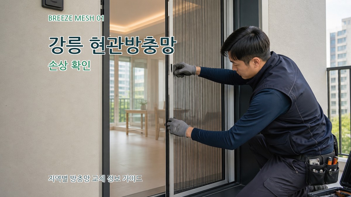 강릉 현관방충망