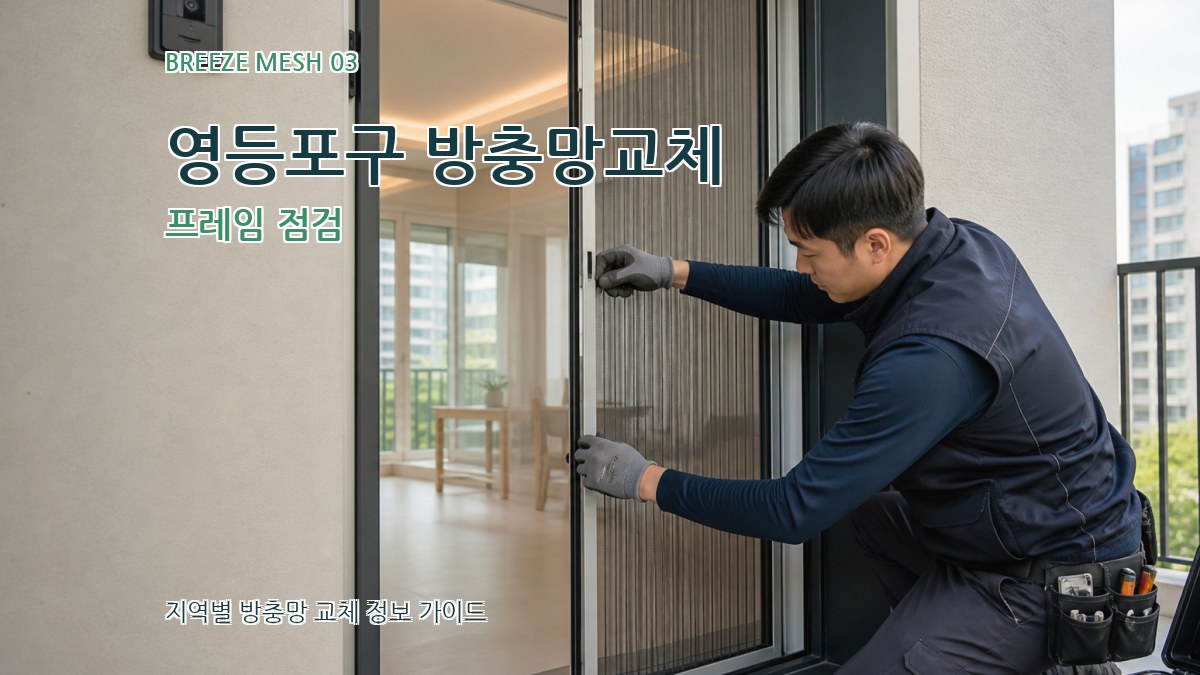 영등포구 방충망교체 프레임 점검